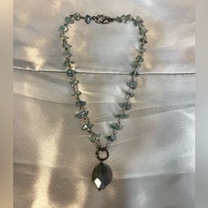 Custom Hand made Precious  stone necklace
